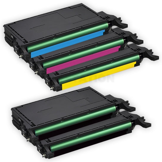 5-Pack Compatible Samsung CLP620ND, CLP670ND, CLX6220FX, CLX6250FX Toner Cartridge [2BK,1C,1M,1Y]
