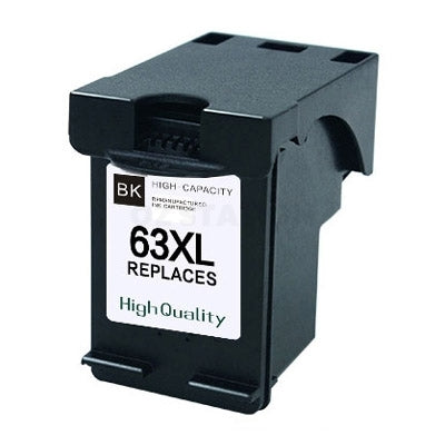 3 x HP 63XL Compatible Black High Yield Inkjet Cartridge F6U64AA - 480 Pages