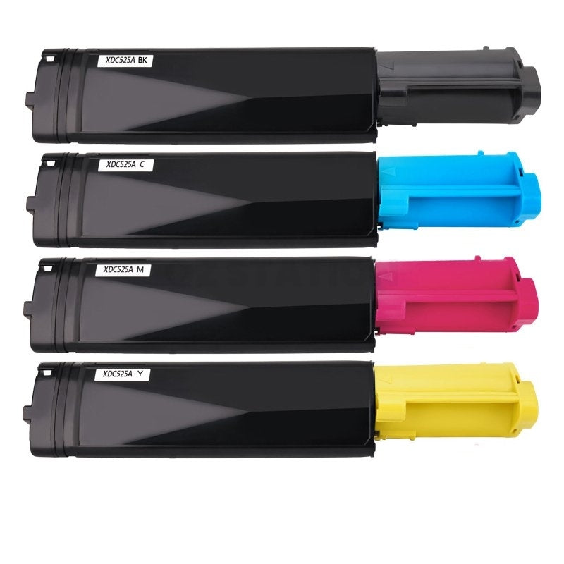 2 sets of 4-Pack Fuji Xerox Compatible Docuprint C525A / C2090FS - Colour Combo Toner