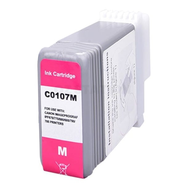 Compatible Canon PFI-107M PFI107M Magenta Ink Cartridge