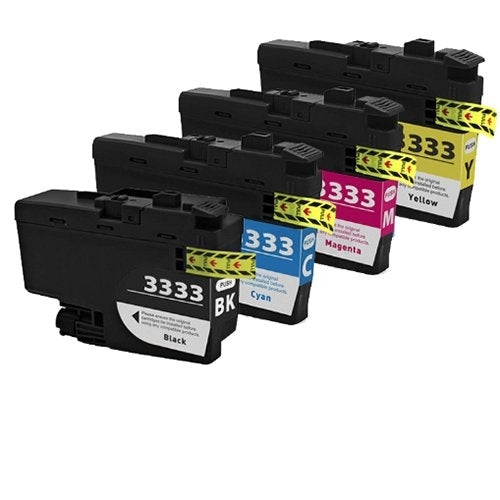 20 Pack Brother LC-3333 LC3333 Compatible High Yield Ink Cartridge Combo [5BK, 5C, 5M, 5Y]