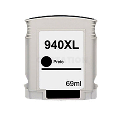 1 x HP 940XL Compatible Black High Yield Inkjet Cartridge C4906AA - 2,200 Pages