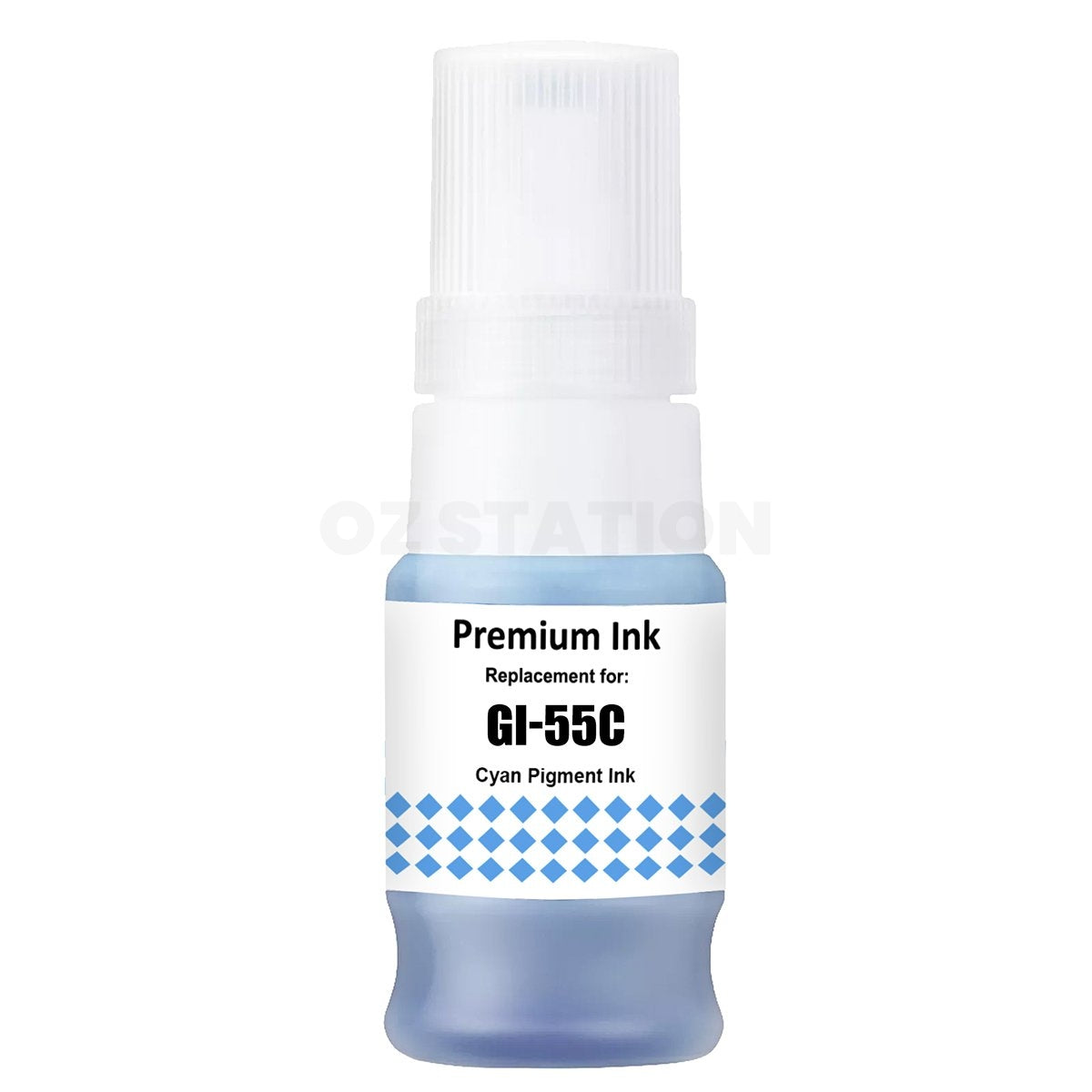 Compatible Canon GI-55C GI55C Cyan Ink Bottle