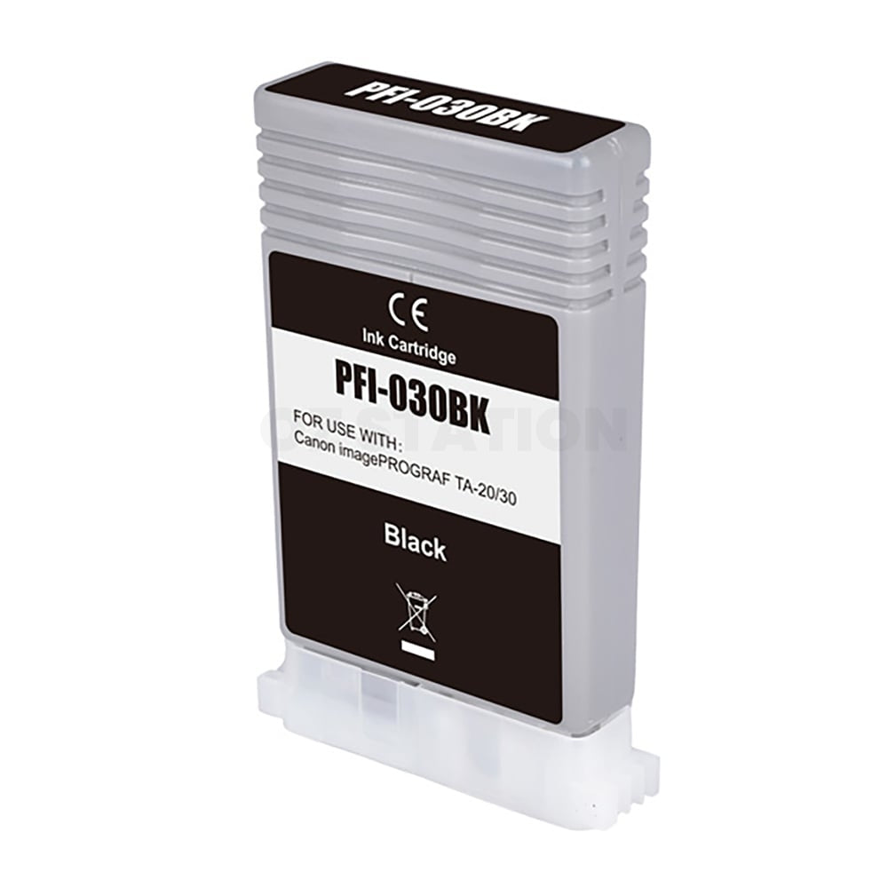Compatible Canon PFI-030BK PFI030BK Black Ink Tank 55ml
