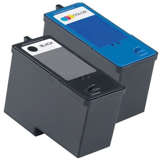 2 Pack Dell 922 924 942 962 964 944 (M4640 + M4646) Compatible Ink Combo [1BK,1C]