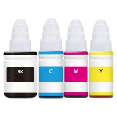4-Pack Compatible Canon GI690 Ink Bottles [BK+C+M+Y]
