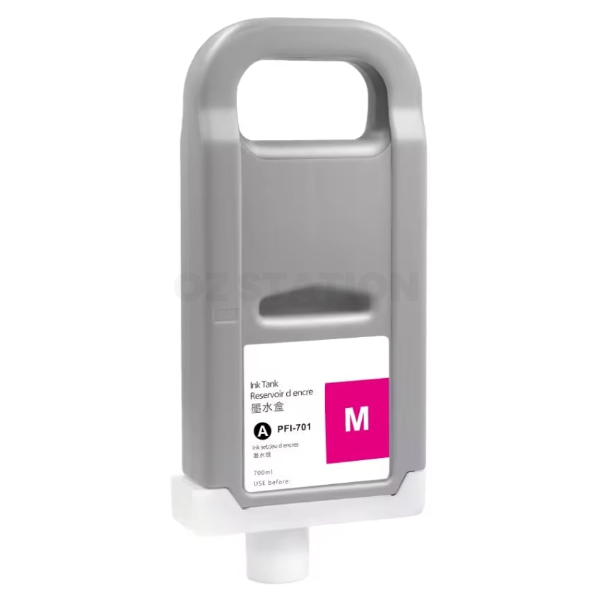 Compatible Canon PFI-701M PFI701M Magenta Ink Cartridge - 700ML