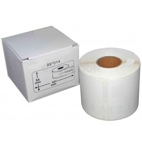 20 x Dymo SD99014 / S0722430 Compatible White Label Roll 54mm x 101mm -220 220 labels per roll