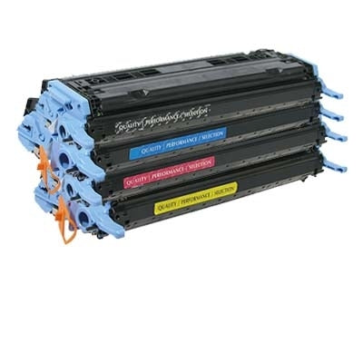 4 Pack HP Q6000A-Q6003A Q6000AQ6003A (124A) Compatible Toner Cartridges [1BK,1C,1M,1Y]