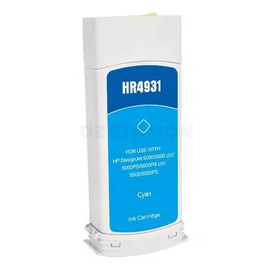 HP 81 Compatible Cyan 680ml Ink Cartridge C4931A