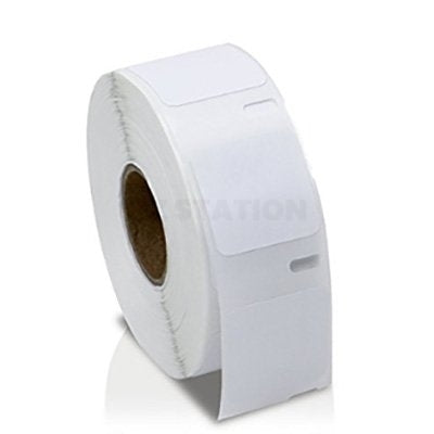 10 x Dymo SD30332 / S0929120 Compatible White Label Roll 25mm x 25mm  - 750 labels per roll