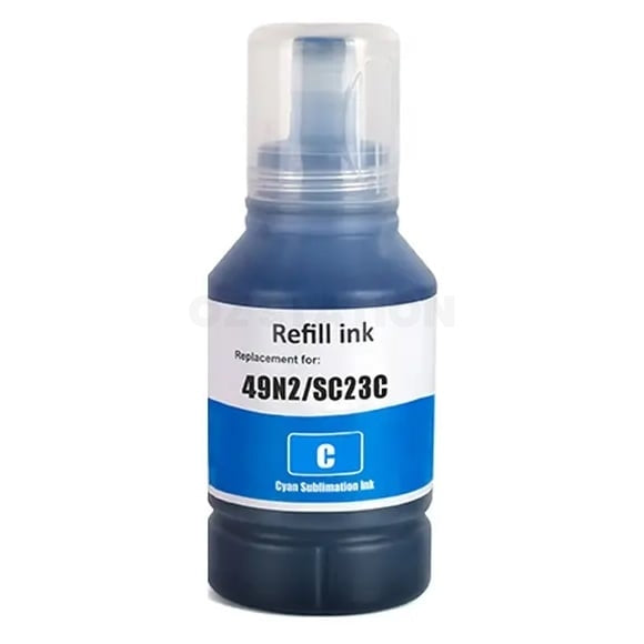 Epson T49N Cyan Compatible Sublimation Ink Bottle C13T49N200 140ml