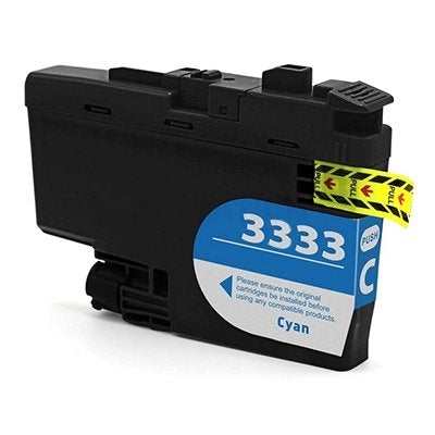Brother LC-3333C LC3333C Compatible High Yield Cyan Ink Cartridge