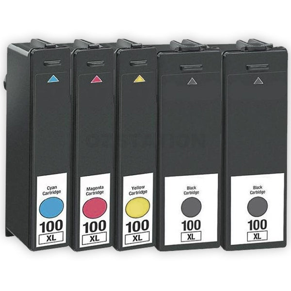 10 Pack Lexmark No.100XL Compatible Ink Cartridges [4BK,2C,2M,2Y]
