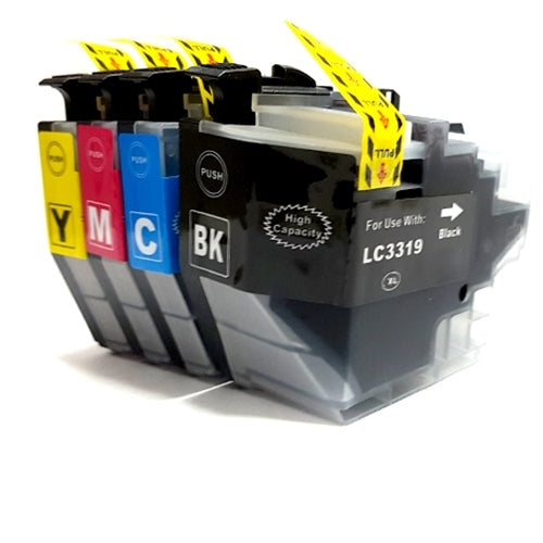 20 Pack Brother LC-3319XL LC3319XL Compatible Ink Cartridges Combo (High Yield of Brother LC-3317) [5BK, 5C, 5M, 5Y]
