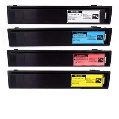 4-Pack Compatible Toshiba e-Studio eStudio 2500C, 3500C, 3510C Toner Cartridges Combo T-FC35 [BK+C+M+Y]