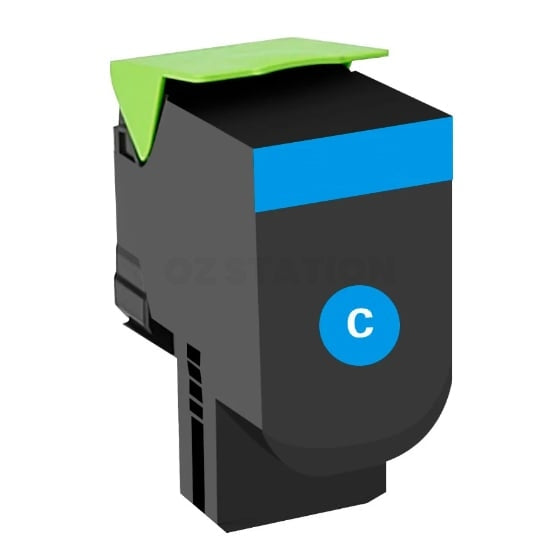 Lexmark (C544X1CG) Compatible C544 / C546 / X544 / X546 Cyan XHY Toner Cartridge