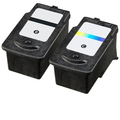 2-Pack Canon PG-640XL, PG640XL, CL-641XL Compatible High Yield Ink Cartridge [1Black + 1Colour]