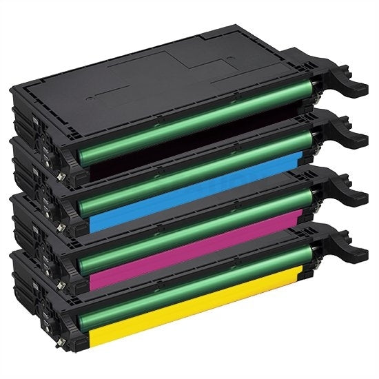 4 Pack Compatible Samsung CLP-770ND, CLP770ND, CLP-775ND (CLT-609S) Toner Cartridges [1BK,1C,1M,1Y]