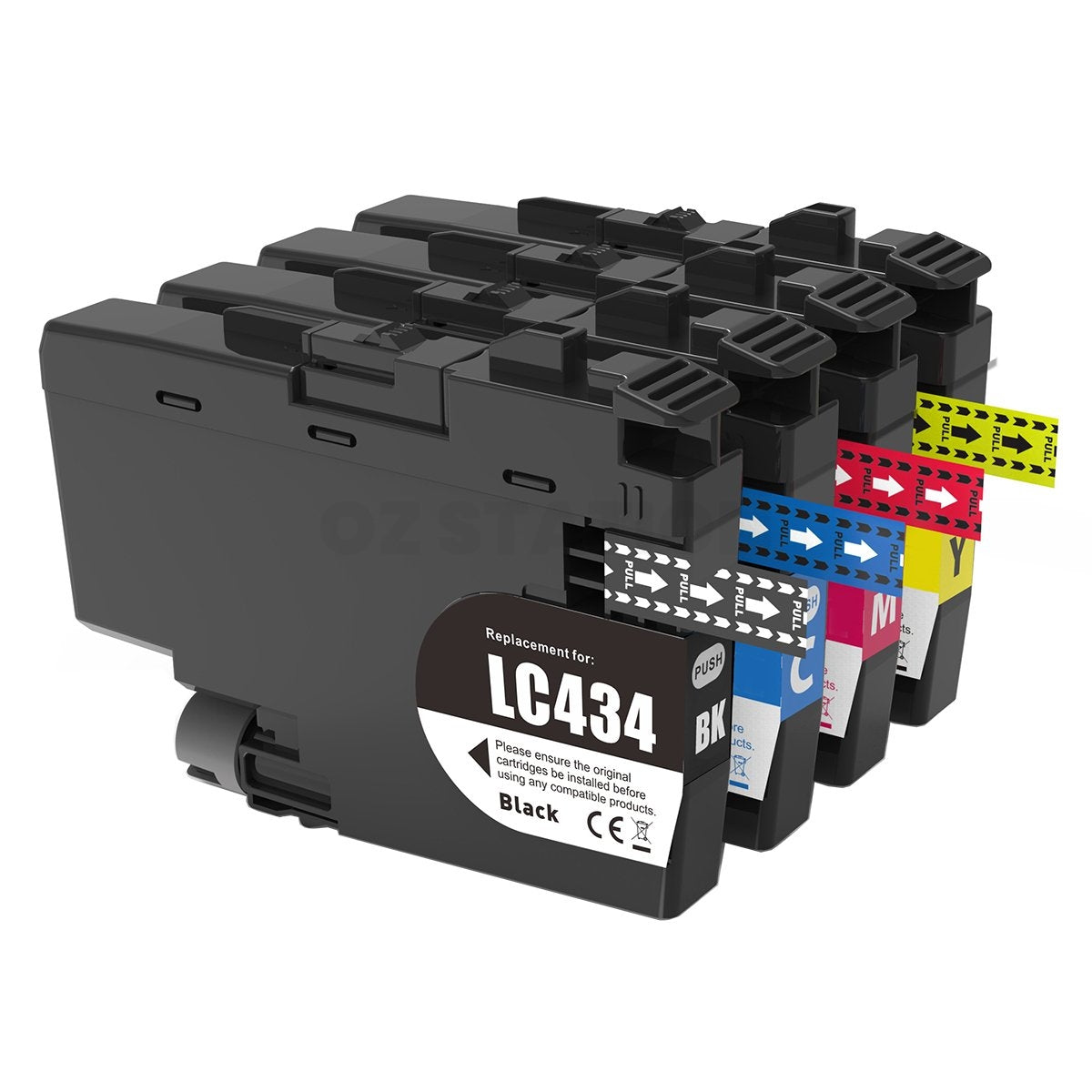 10 Pack Brother LC-434 LC434 Compatible Ink Cartridges Combo [4BK, 2C, 2M, 2Y]
