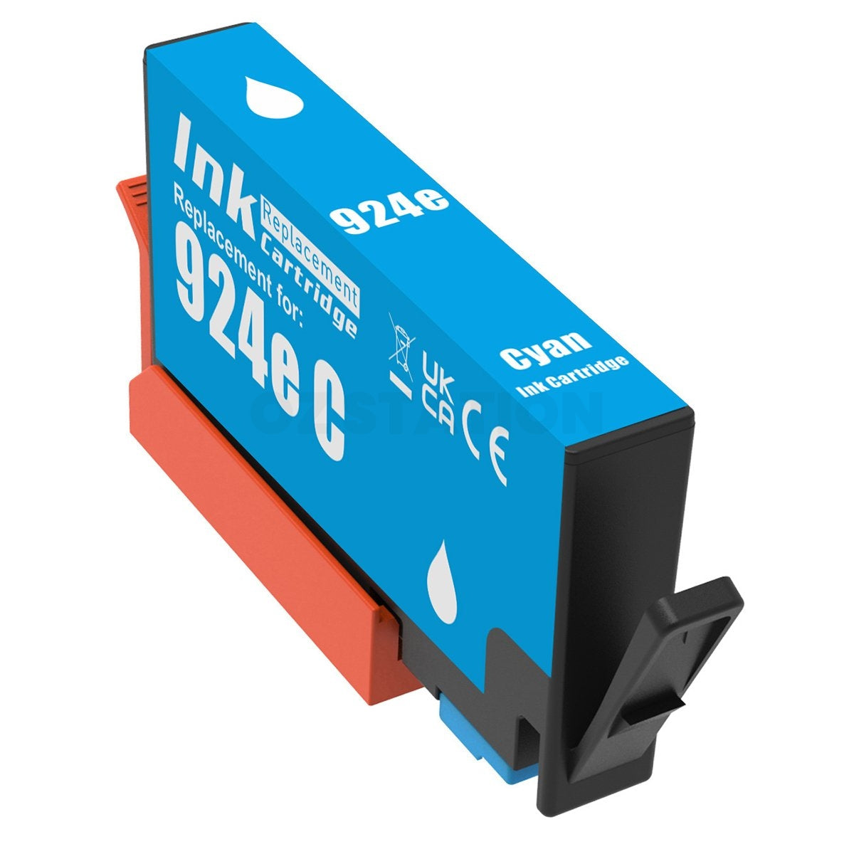 HP 924e EvoMore Compatible Cyan Ink Cartridge 4K0V7NA - 800 Pages For Officejet Pro 8120 / 8130