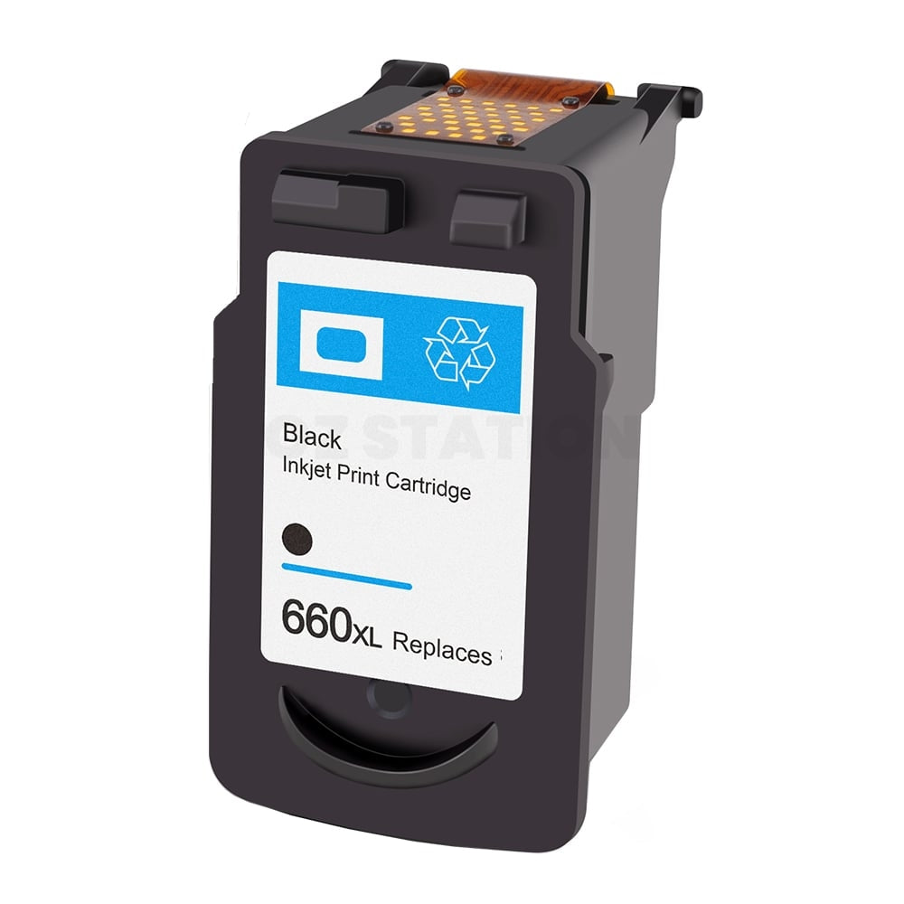 3 x Canon PG-660XL PG660XL Compatible Black High Yield Ink Cartridge