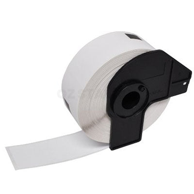 Brother DK-11201 DK11201 Compatible Black Text on White 29mm x 90mm Die-Cut Paper Label Roll - 400 labels per roll