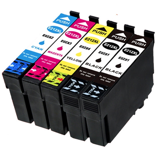 10 Pack Compatible Epson 212XL (C13T02X192-C13T02X492) High Yield Ink Cartridges Combo [4BK,2C,2M,2Y]