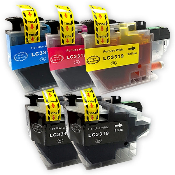 10 Pack Brother LC-3319XL LC3319XL Compatible Ink Cartridges Combo (High Yield of Brother LC-3317) [4BK, 2C, 2M, 2Y]