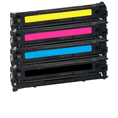 4 Pack Canon CART-316 CART316 BK, C, M, Y Compatible Toner Cartridges [1BK,1C,1M,1Y]