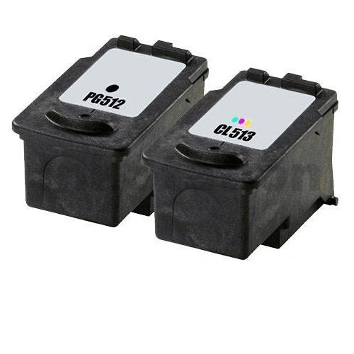 2 Pack Canon PG-512 PG512 CL-513 Compatible High Yield Value Pack [1BK,1C]
