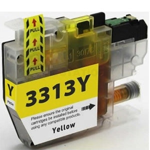 Brother LC-3313Y LC3313Y Compatible Yellow Ink Cartridge - 400 pages (High Yield of Brother LC-3311Y)