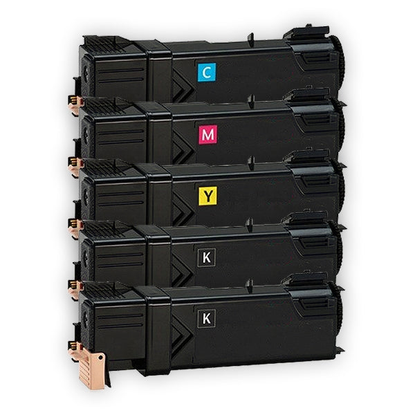 5 Pack Compatible Fuji Xerox DocuPrint CP305d,CM305df Toner Cartridges (CT201632-CT201635)