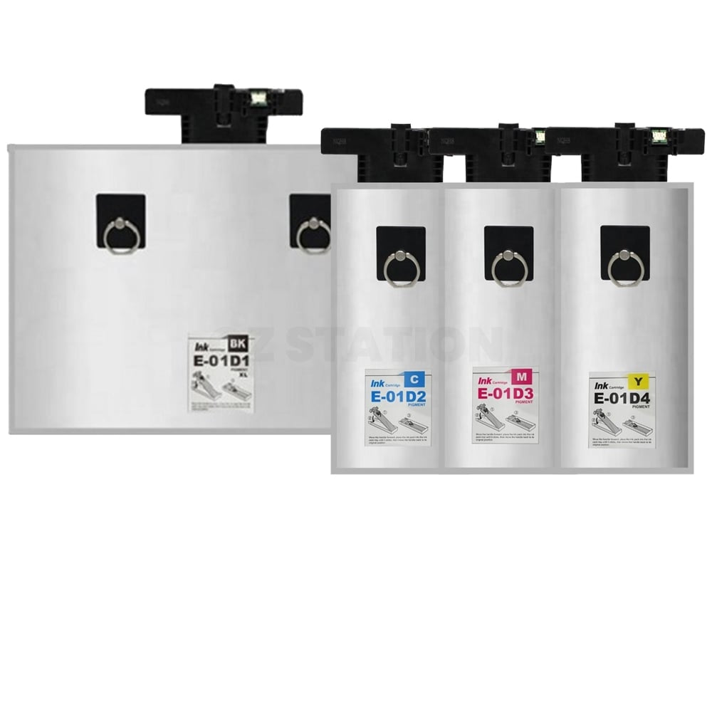 4-Pack Epson T01D1 - T01D4 Compatible Ink Combo C13T01D100 - C13T01D400 [1BK,1C,1M,1Y]