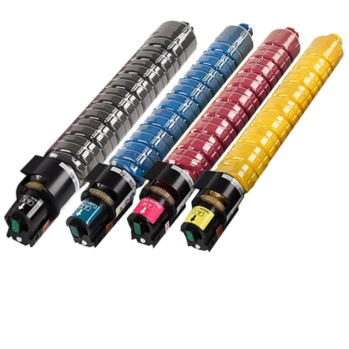4 Pack Ricoh MP-C4000 MPC4000 MP-C5000 Compatible Toner Cartridges Combo 841164 - 841167 [1BK, 1C, 1M, 1Y]