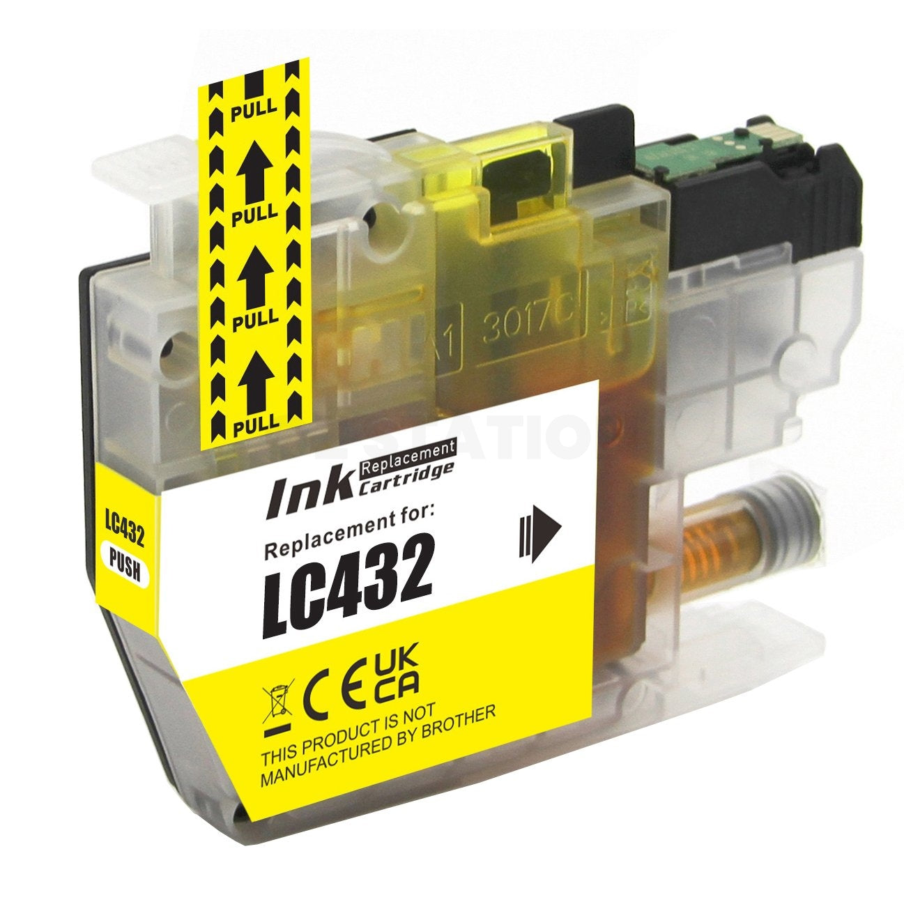 Brother LC-432Y LC432Y Compatible Yellow Ink Cartridge