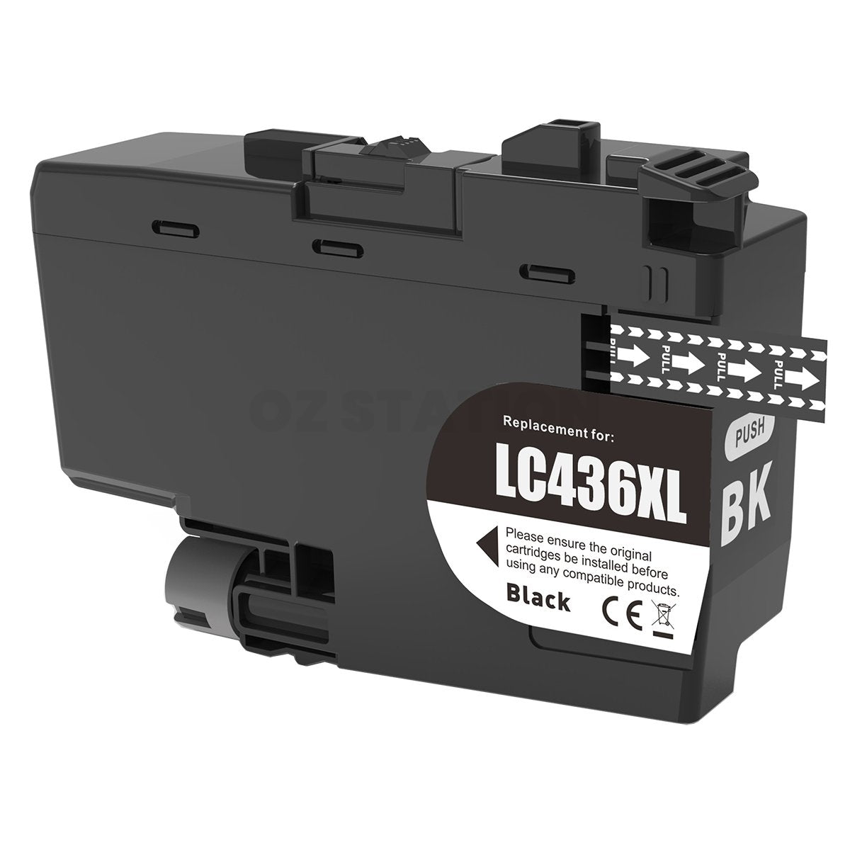3 x Brother LC-436XLBK LC436XLBK Compatible High Yield Black Ink Cartridge