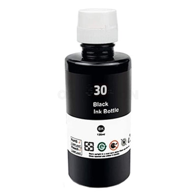 HP 30 Compatible Black Ink Bottle 1VU29AA - 135ml