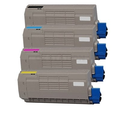 4 Pack Oki Compatible C710/ C711 Toner Combo (44318612-44318609)