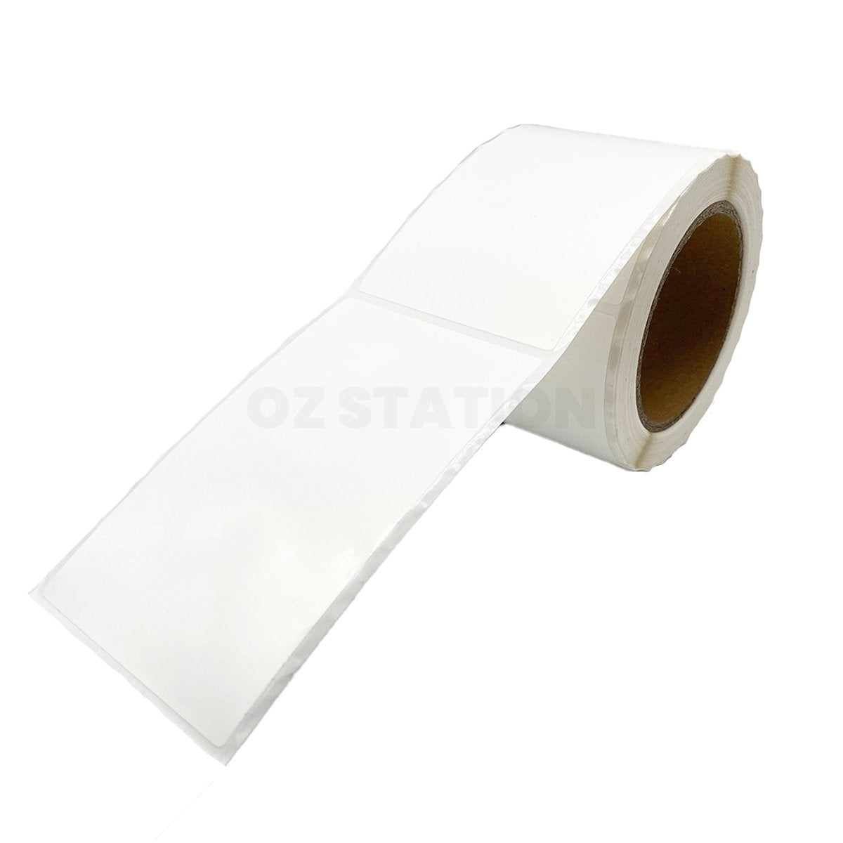 76.2 x 127mm Die Cut Gloss Synthetic Label with 76mm Core Water Resistant - 230 Labels per Roll (Compatible with OKI Pro1040 / Pro1050 / Pro330S with Roll Paper Holder)