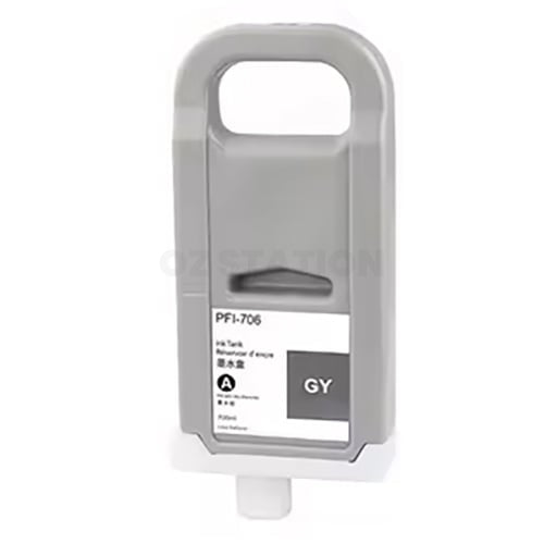 Compatible Canon PFI-706GY PFI706GY Grey Ink Cartridge - 700ML