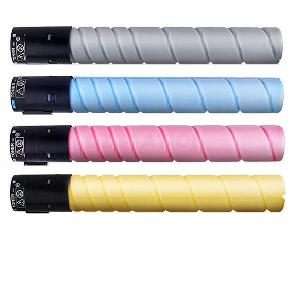 4 Pack Konica Minolta BIZHUB C258 / C308 / C368 TN-324 TN324 Compatible Toner Cartridges A8DA190 - A8DA490 [1BK,1C,1M,1Y]