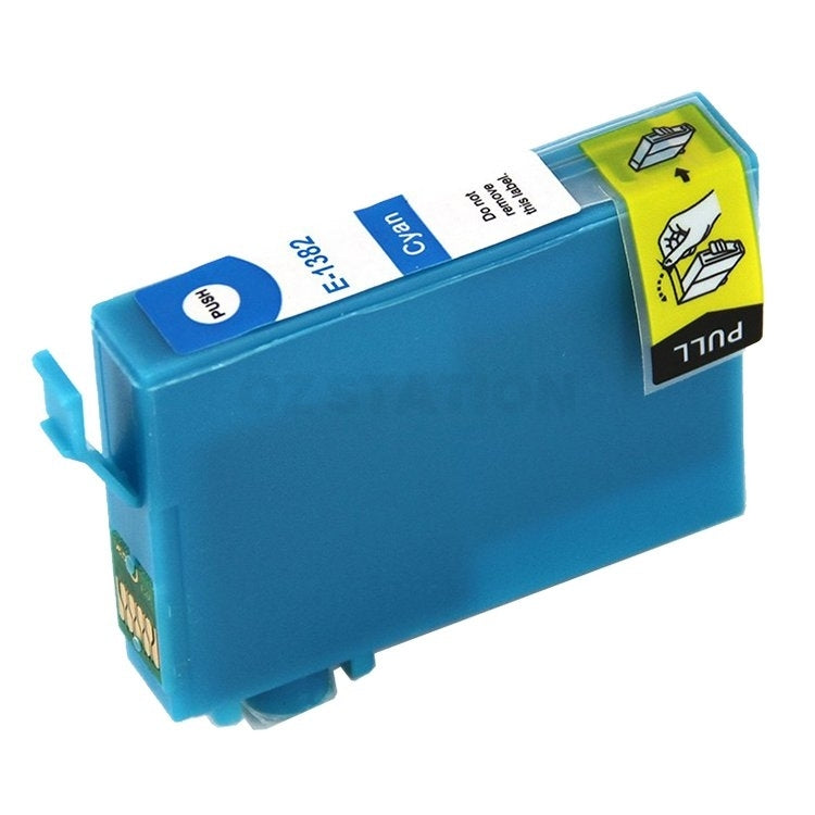 Compatible Epson 138 T1382 Cyan Ink Cartridge (C13T138292)