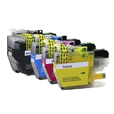 4 Pack Brother LC-3329XL LC3329XL High Yield Compatible Ink Cartridges Combo [1BK, 1C, 1M, 1Y]