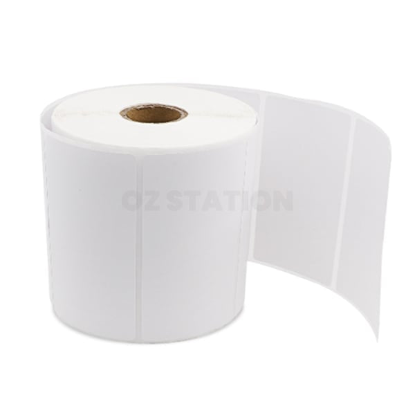1 Roll Brother RD-S03C1 RDS03C1 Compatible Black Text on White Die Cut Paper Label Roll 102mm x 51mm - 810 labels per roll