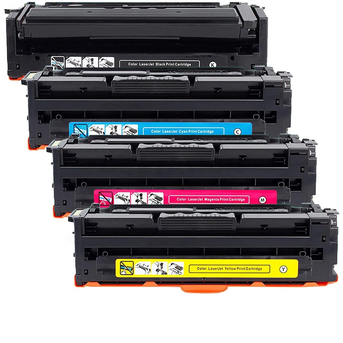 4-Pack Compatible Samsung SLC4060 SLC4010 [CLT603L] Toner Combo [1BK,1C,1M,1Y]