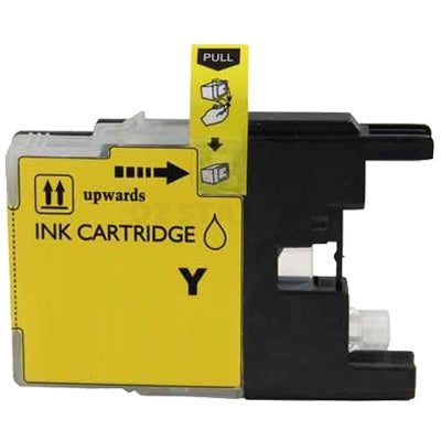Brother LC73/LC77XLY Compatible Yellow High Yield Ink Cartridge