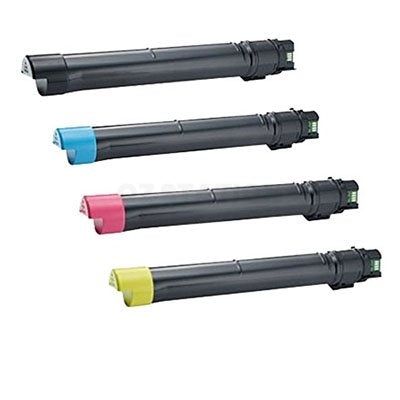 4 Pack Dell C7765 / C7765dn Compatible Toner Cartridges [1BK,1C,1M,1Y]