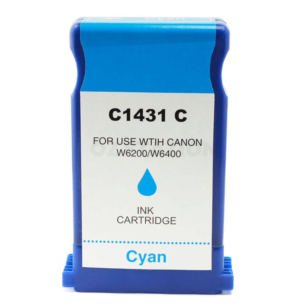 Compatible Canon BCI-1431C BCI1431C Cyan Ink Cartridge - 130ML