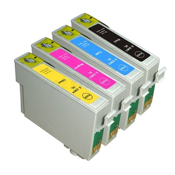 8 Pack Epson 200XL (C13T201192-C13T201492) Compatible High Yield Inkjet Cartridges [2BK,2C,2M,2Y]
